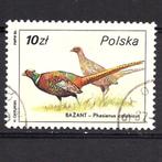 vogel fazant Polen 1986 stempel, Verzenden, Gestempeld, Dier of Natuur