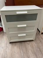 Witte ladekast ikea, Huis en Inrichting, Kasten | Ladekasten, Ophalen, Gebruikt, 50 tot 100 cm, 3 of 4 laden