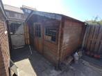 Houten schuur, Tuin en Terras, Tuinhuizen, Ophalen, 250 tot 500 cm, Schuur, 2 ramen