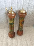 Vintage italiaans zout strooier en pepermolen 70 jaren, Antiek en Kunst, Antiek | Vazen, Ophalen of Verzenden