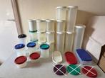 Heel veel RUIMTESPAARDERS voorraad bakken van TUPPERWARE, Ophalen of Verzenden, Zo goed als nieuw, Wit, Bus of Trommel