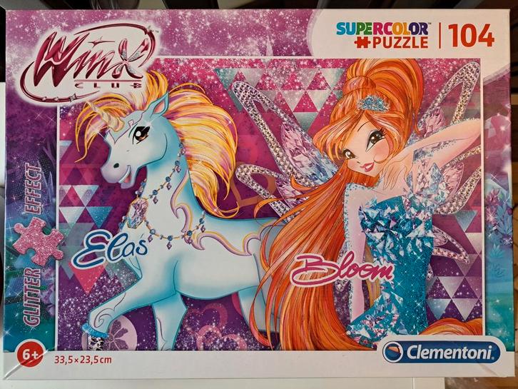 Winx Club Puzzel - 104 Stukjes, Kinderen en Baby's, Speelgoed | Kinderpuzzels, Zo goed als nieuw, 6 jaar of ouder, Meer dan 50 stukjes