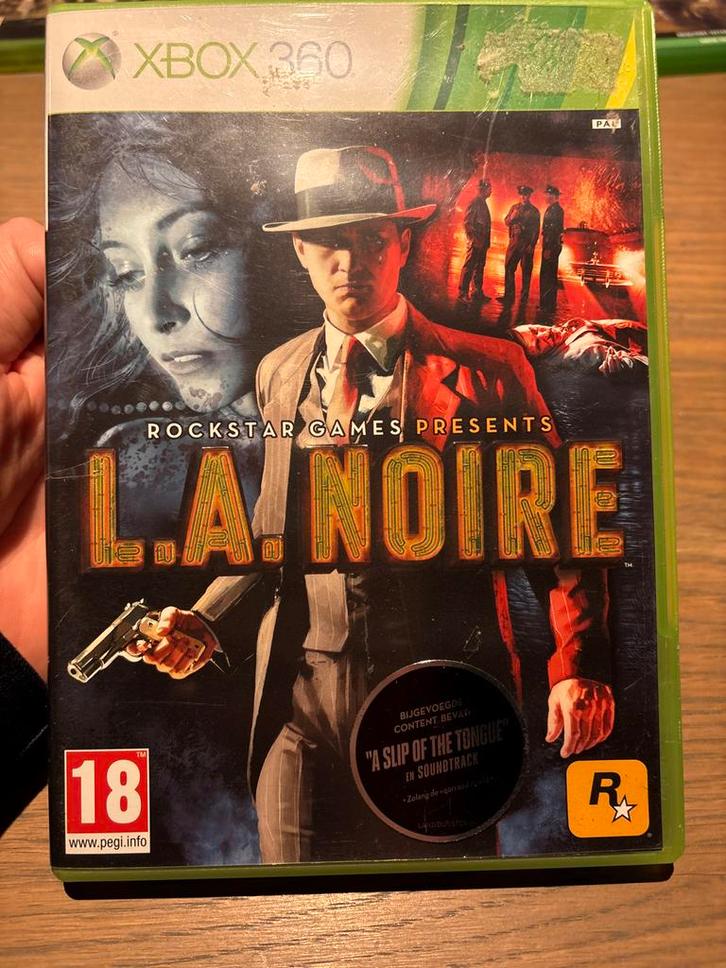 L.A. Noire - Xbox 360, Spelcomputers en Games, Games | Xbox 360, Zo goed als nieuw, Avontuur en Actie, 1 speler, Vanaf 18 jaar