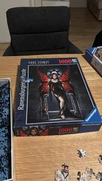 Ravensburger Puzzel - Anne Stokes Gothic Butterfly Collectie, Ophalen of Verzenden, 500 t/m 1500 stukjes, Zo goed als nieuw, Legpuzzel