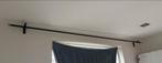 Uitschuifbare gordijnroede - zwart, Huis en Inrichting, Ophalen, Gebruikt