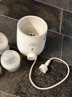 Avent Flessenwarmer, bad thermometer3 flessen 1 drinkbeker, Ophalen of Verzenden, Gebruikt, Flessen- of potjesverwarmer