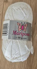 Mariposa. Haak / Breigaren. 1 ½ Bol. Ecru / Crème., Ophalen of Verzenden, Nieuw, Breien of Haken, Wol of Garen