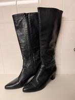 LILIAN ZWARTE NIEUWE LEREN LAARZEN MAAT 39, Ophalen of Verzenden, Nieuw, Zwart, Hoge laarzen