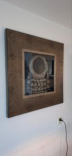 2 chinese halskettingen in verdiepte lijsten 90x90cm, Ophalen, Overige materialen, Gebruikt, 75 tot 100 cm