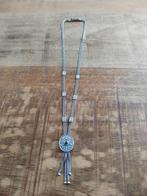 Zilveren dames ketting met granaat 925 zilver keurmerk, Sieraden, Tassen en Uiterlijk, Kettingen, Nieuw, Ophalen of Verzenden