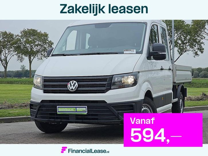 VOLKSWAGEN CRAFTER 35 2.0 l2 openlaadbak 140pk, Auto's, Bestelauto's, Bedrijf, Lease, Financial lease, ABS, Airconditioning, Centrale vergrendeling