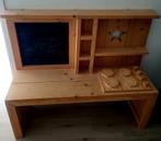 Speeltafel / speelkeuken steigerhout met krijtbord, Ophalen, Zo goed als nieuw, Tafel(s) en Stoel(en)