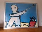 Herman brood 95x65, Antiek en Kunst, Kunst | Litho's en Zeefdrukken, Ophalen