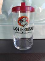 Kanterbrau bierglas met deksel., Antiek en Kunst, Ophalen