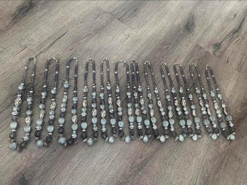 Partij 12 stuks mooie kunststof kettingen KL4, Sieraden, Tassen en Uiterlijk, Kettingen, Zo goed als nieuw, Overige materialen