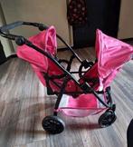 Poppenwagen tweeling verjaardag/sinterklaas/kerstcadeau, Kinderen en Baby's, Ophalen, Zo goed als nieuw