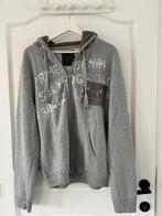 Pepe Jeans Grijs Hoodie met Rits M, Maat 48/50 (M), Ophalen of Verzenden, Zo goed als nieuw, Pepe Jeans