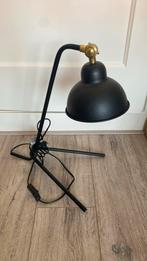 Zwarte tafellamp, Ophalen, Gebruikt, Metaal, Minder dan 50 cm