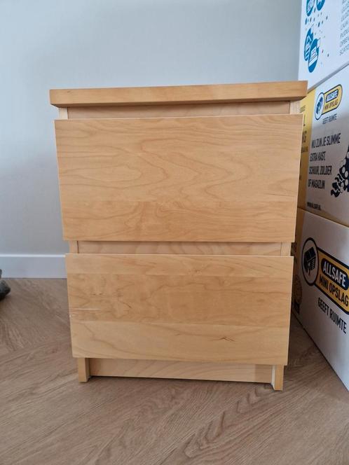 IKEA MALM Ladekast 2 lades, Huis en Inrichting, Kasten | Ladekasten, Gebruikt, Minder dan 100 cm, Minder dan 50 cm, 25 tot 50 cm