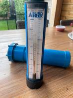 Euro Index flow-temp meter., Doe-het-zelf en Verbouw, Meetapparatuur, Ophalen of Verzenden, Zo goed als nieuw, Vocht of Vloeistof