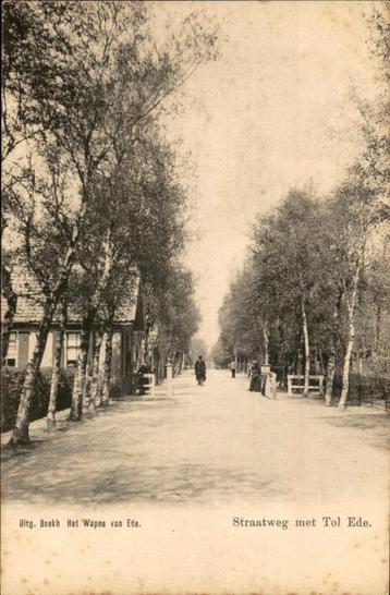 Ede Straatweg met Tol 1902 uitg  het Wapen van Ede beschikbaar voor biedingen