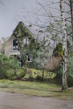 17. Omgeving Apeldoorn? aquarel J. Mulder., Antiek en Kunst, Verzenden