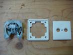 GIRA coax wandcontactdoos (radio/tv), Ophalen of Verzenden, Gebruikt, Minder dan 2 meter, Tv-kabel
