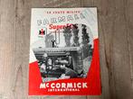 International IH Farmall Super FCC tractor folder, Ophalen of Verzenden, Gelezen, Folder