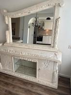 Mooie dressoirs met spiegel van fossiel steen, Huis en Inrichting, Ophalen, 25 tot 50 cm