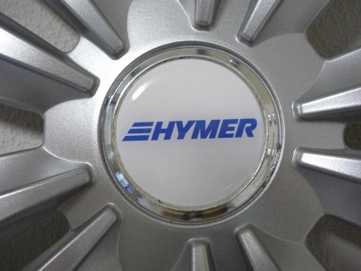 Hymer doming naafstickers caravan en camper 3D, Epoxy, Verzamelen, Stickers, Nieuw, Overige typen, Verzenden