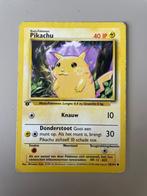 Pikachu [1st Edition] #58 Pokemon Base Set, Hobby en Vrije tijd, Verzamelkaartspellen | Pokémon, Ophalen of Verzenden, Zo goed als nieuw