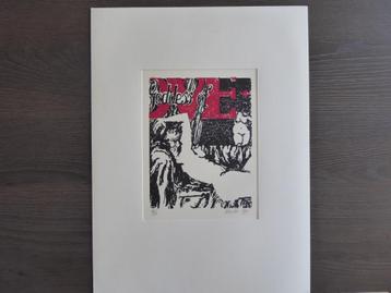 Linoleumdruk, Goddess of Love, Wouter van der Lucht beschikbaar voor biedingen