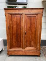 Leuke brocante landelijk grenen houten meidenkast, 100 tot 150 cm, Ophalen of Verzenden, Brocante, 50 tot 75 cm