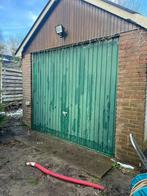 Elektrisch bedienbare garagedeur met afstandsbediening, Doe-het-zelf en Verbouw, Kunststof, Garagedeur, Ophalen of Verzenden, Zo goed als nieuw