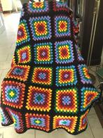 Granny square plaid in regenboogkleuren., Ophalen of Verzenden, Nieuw