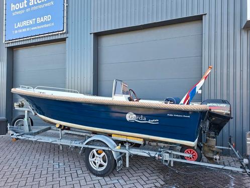 Prachtige Garda Captain 520 + Mercury 15PK, Watersport en Boten, Vis- en Consoleboten, Gebruikt, 10 tot 30 pk, 3 tot 6 meter, Benzine
