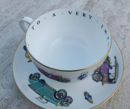 Kado Tip : Auto Kop + Schotel : To A Very Important Person, Huis en Inrichting, Keuken | Servies, Nieuw, Kop(pen) en/of Schotel(s)