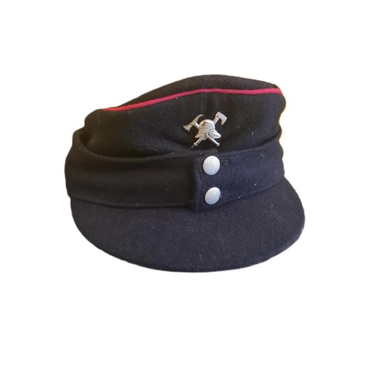 Duitse DDR Feuerwehr Bergmütze, jaren 50, Verzamelen, Militaria | Tweede Wereldoorlog, Overige soorten, Embleem of Badge, Duitsland