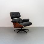 2 Herman Miller Eames Loungechair & Ottoman Palisander/Zwart, Metaal, Nieuw, 75 tot 100 cm, Ophalen of Verzenden
