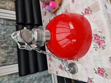 Grote rode zgan industriële hanglamp . beschikbaar voor biedingen