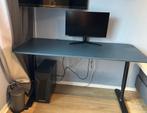 Ikea game bureau donkerblauw, Ophalen, In hoogte verstelbaar, Zo goed als nieuw