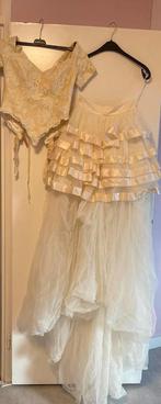 Vintage Trouwjurk - Tweedelig, Ophalen, Zo goed als nieuw, Overige kleuren, Trouwjurk