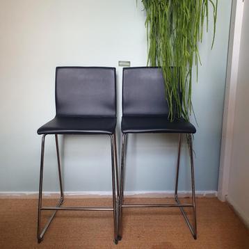 Barkrukken | Zwart | Ikea Volfgang | Set van 2 beschikbaar voor biedingen