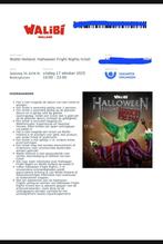 Walibi Frightnight tickets 2x, Ophalen of Verzenden, Nieuw