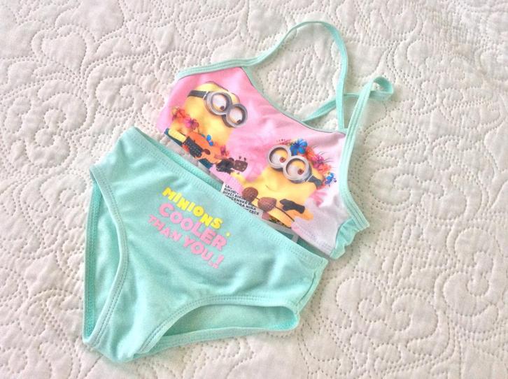 Nieuwe Minions bikini (92/98) + Gratis sleutelhanger etc., Kinderen en Baby's, Kinderkleding | Maat 92, Nieuw, Meisje, Sport- of Zwemkleding