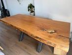 Eettafel met stalen onderstel, Ophalen, 200 cm of meer, 50 tot 100 cm, Zo goed als nieuw