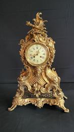 (19) Antieke Franse Bronzen Pendule Rococo Stijl ca.1880, Ophalen of Verzenden