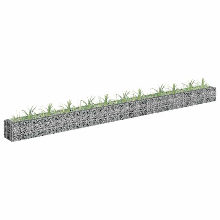 Gabion plantenbak verhoogd 450x30x30 cm €139, Tuin en Terras, Bloembakken en Plantenbakken, Nieuw, Ophalen of Verzenden