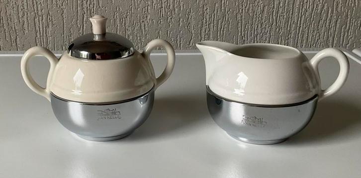 Van Nelle Roomstel - Vintage, Huis en Inrichting, Keuken | Servies, Zo goed als nieuw, Overige typen, Overige stijlen, Keramiek