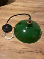 Vintage metalen hanglamp, Ophalen of Verzenden, Gebruikt, Metaal, Minder dan 50 cm